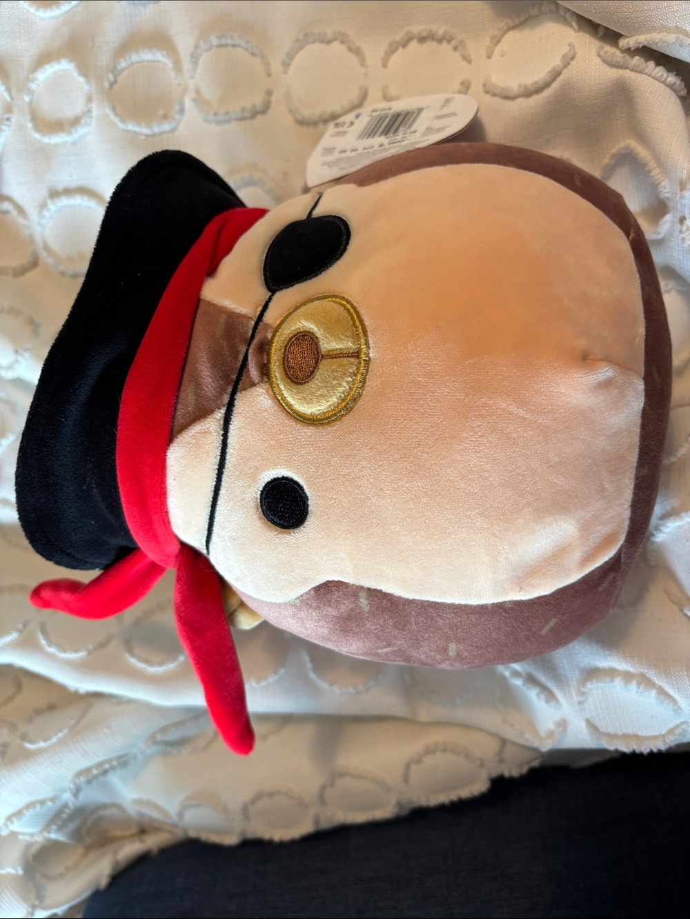 Squishmallows Pirate Plush - Brown, Tan, Black, Red, Gold